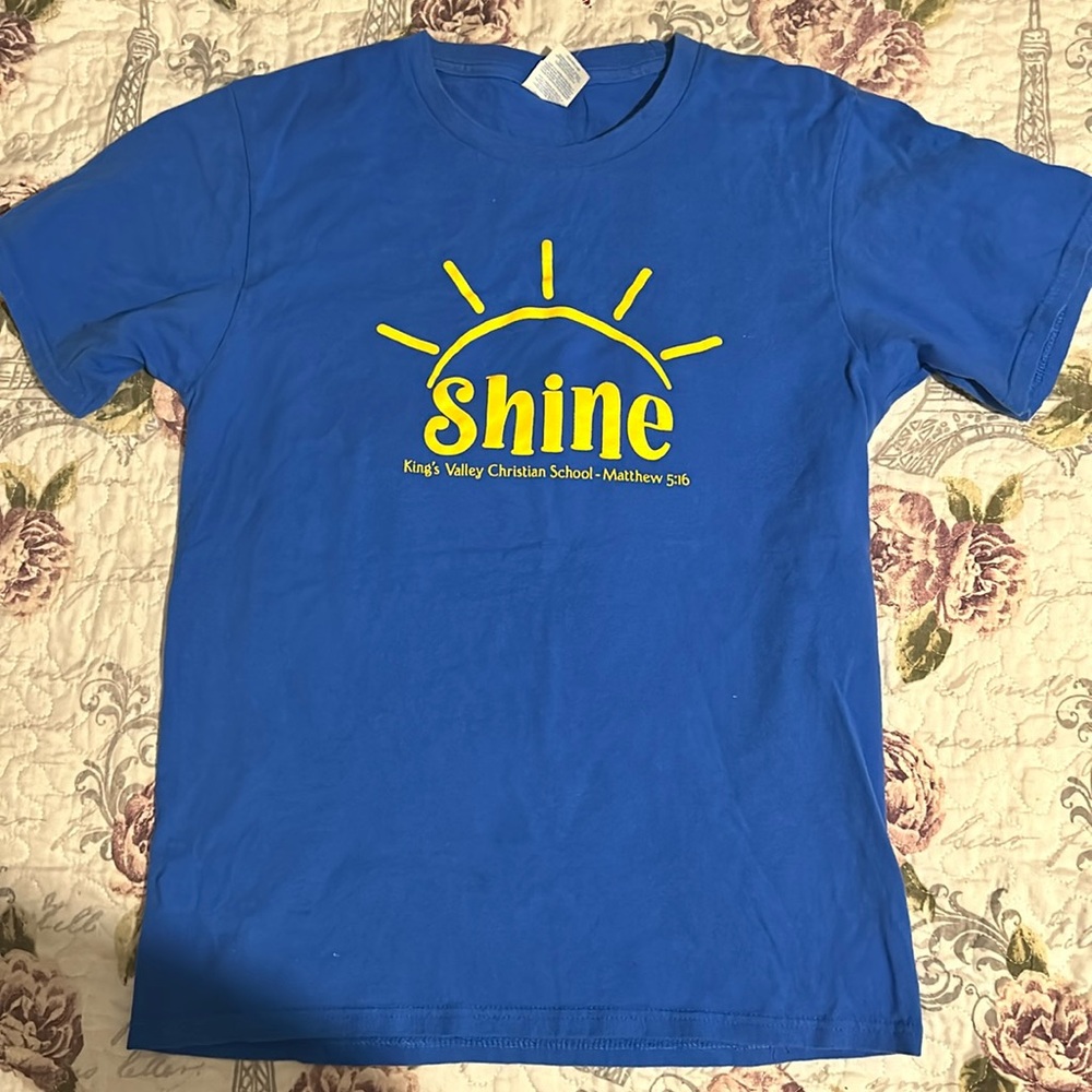 Small Blue SHINE Shirt